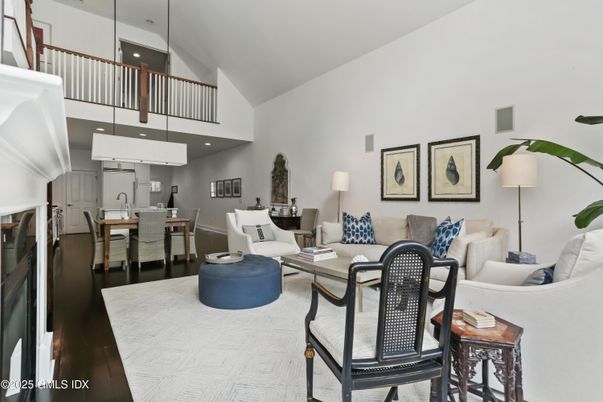 Dining room, Interior, Kitchen, Living room, Pendant Lights, Recessed Lighting, Wood Texture Flooring