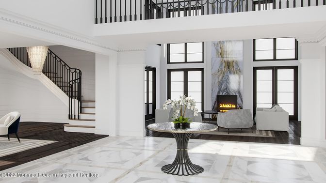 Fireplace, Interior, Marble, Wood Texture Flooring