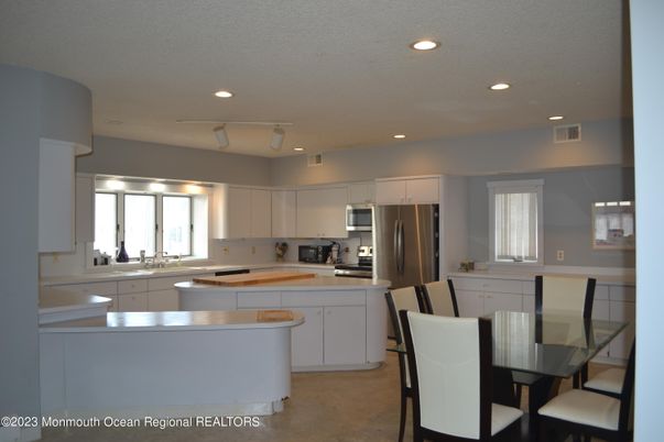 Interior, Kitchen, Recessed Lighting, Stainless Steel Appliances
