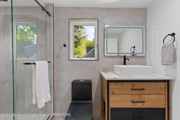 Bathroom, Glass Shower, Interior