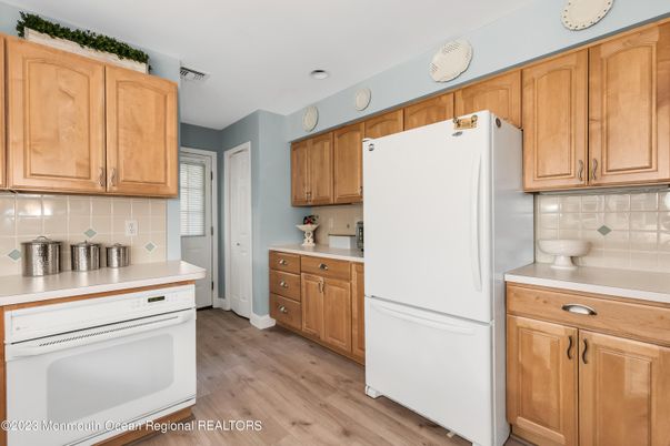 Interior, Kitchen, Wood Texture Flooring