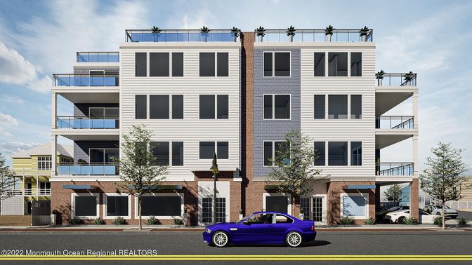 Exterior, Facade, Condo Building