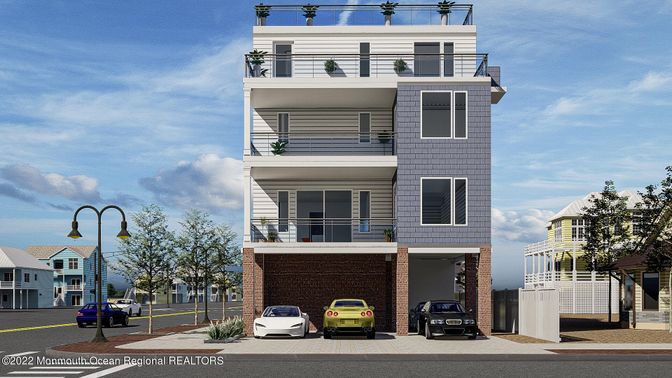 Exterior, Facade, Modern