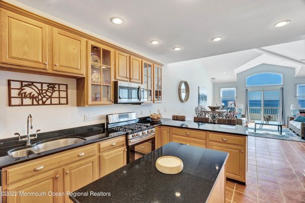 Interior, Kitchen, Living room, Recessed Lighting