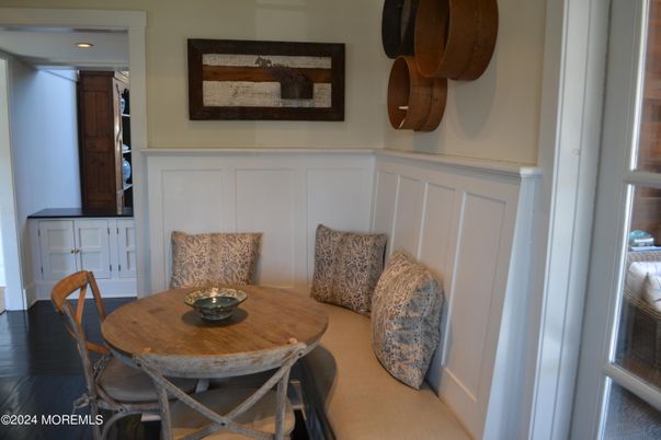 Dining room, Interior, Wood Texture Flooring