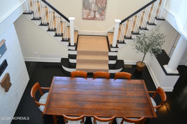 Dining room, Interior, Wood Texture Flooring