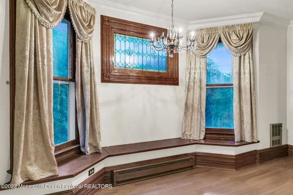 Chandelier, Interior, Wood Texture Flooring