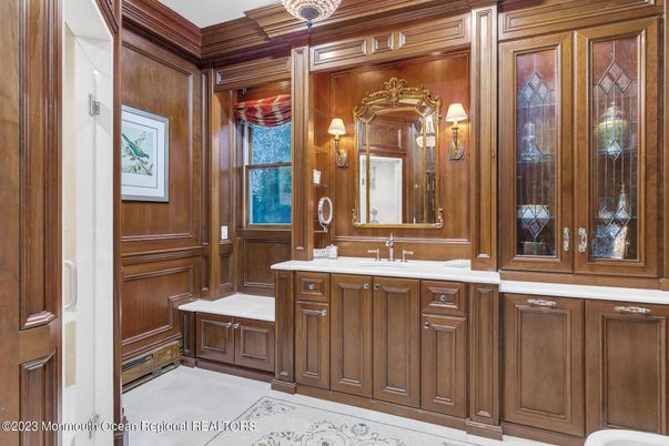 Bathroom, Interior, Wooden Walls