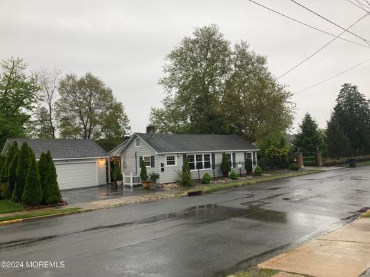 Attached, Backyard, Detached Garage, Exterior, Facade, Cape Cod