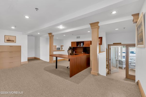 Home Office, Interior, Recessed Lighting