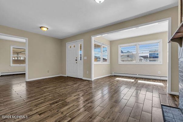 Empty room, Interior, Wood Texture Flooring