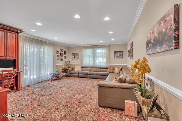 Interior, Living room, Recessed Lighting