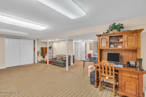 Home Office, Interior, Recessed Lighting