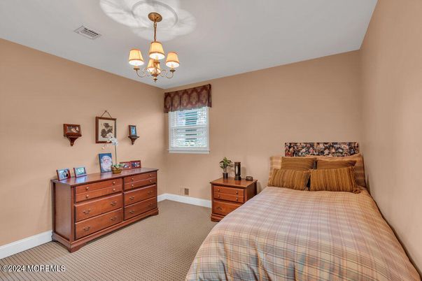 Bedroom, Chandelier, Interior