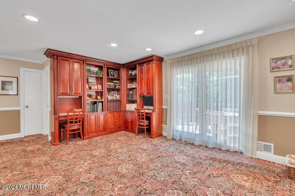 Home Office, Interior, Recessed Lighting