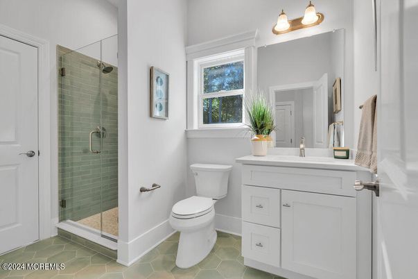 Bathroom, Glass Shower, Interior