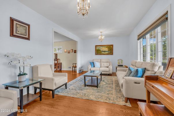 Chandelier, Interior, Living room, Wood Texture Flooring