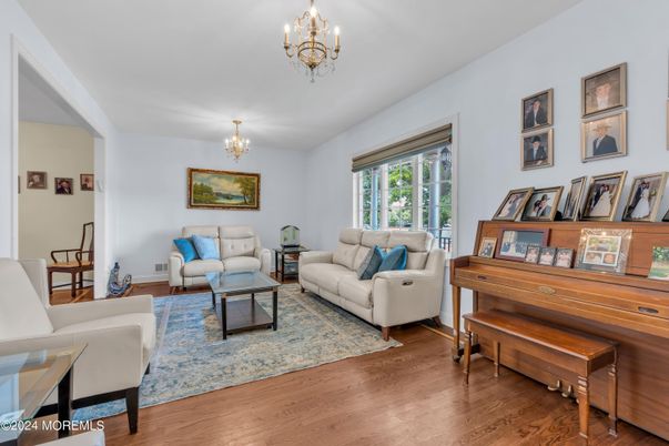Chandelier, Interior, Living room, Piano, Wood Texture Flooring