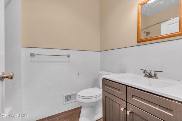 Bathroom, Interior, Wood Texture Flooring