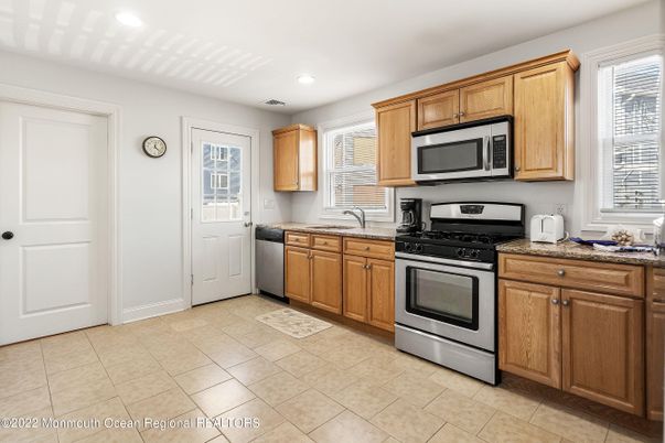Interior, Kitchen, Recessed Lighting, Stainless Steel Appliances
