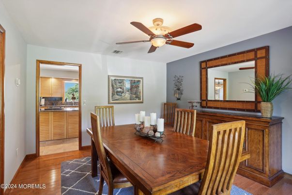 Dining room, Interior, Wood Texture Flooring