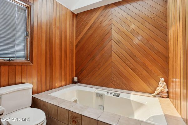 Bathroom, Interior, Wooden Walls