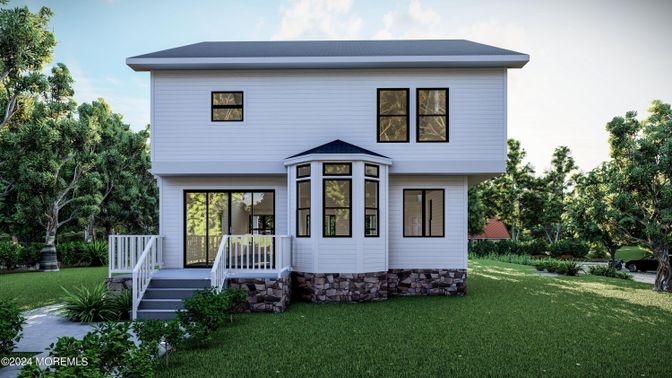 Backyard, Exterior, Facade, American Foursquare