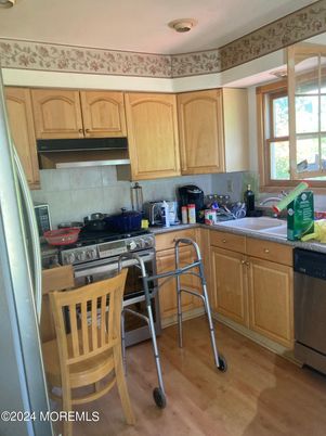 Interior, Kitchen, Wood Texture Flooring