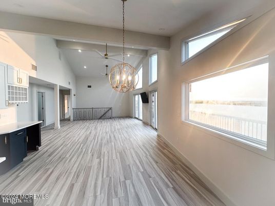 Chandelier, Interior, Recessed Lighting, Wood Texture Flooring