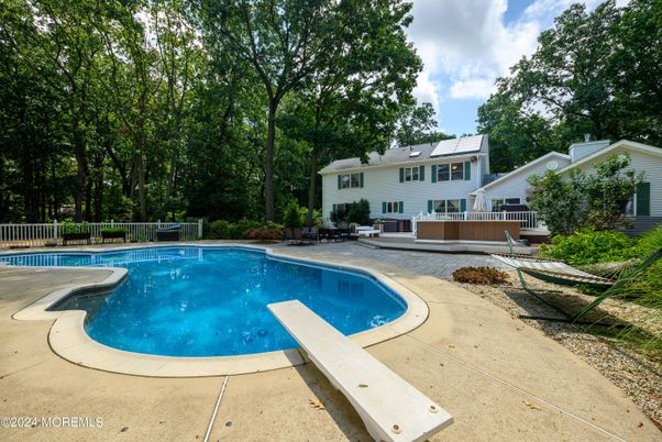 Exterior, Pool, Solar Panels