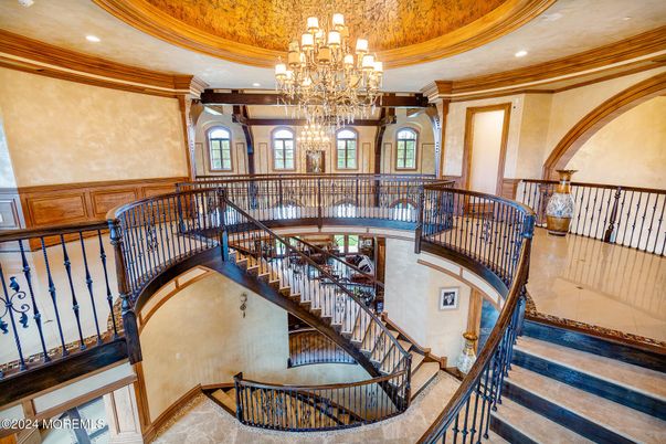 Chandelier, Interior, Recessed Lighting