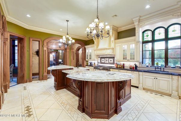 Chandelier, Interior, Kitchen, Recessed Lighting