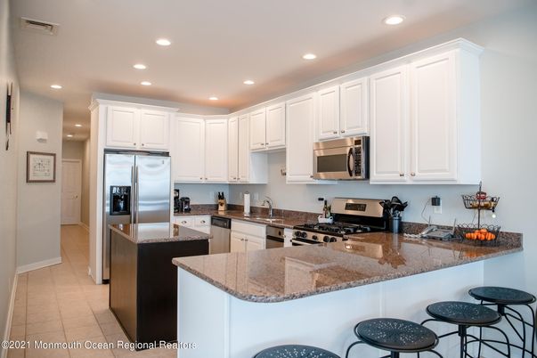 Interior, Kitchen, Recessed Lighting, Stainless Steel Appliances