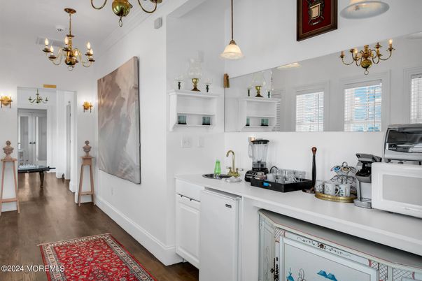 Chandelier, Interior, Kitchen, Pendant Lights, Wood Texture Flooring