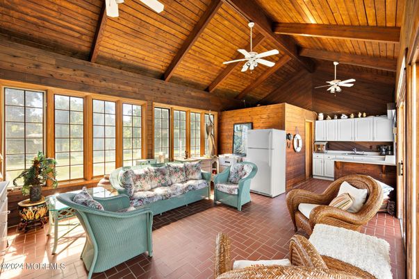 Interior, Kitchen, Living room, Wooden Beams, Wooden Ceilings, Wooden Walls