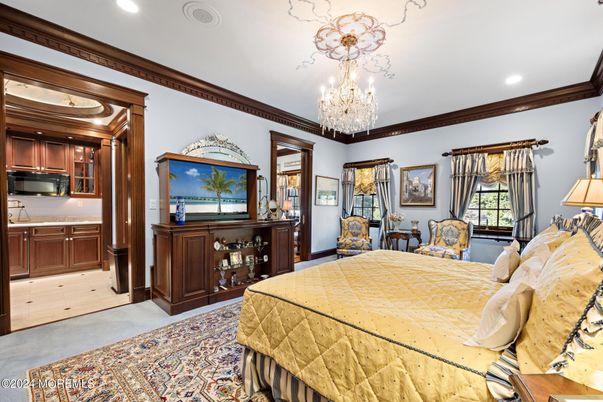 Chandelier, Interior, Recessed Lighting