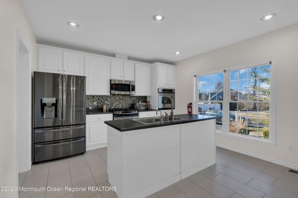 Interior, Kitchen, Recessed Lighting, Stainless Steel Appliances