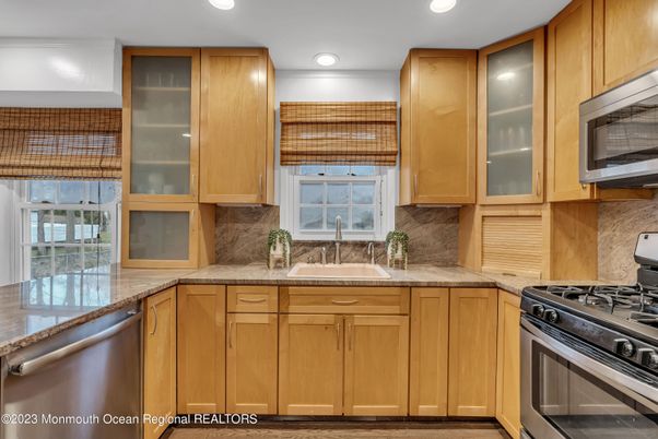Interior, Kitchen, Recessed Lighting, Stainless Steel Appliances