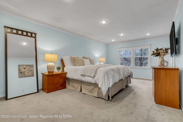 Bedroom, Interior, Recessed Lighting