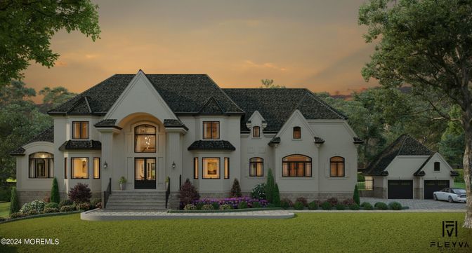 Detached Garage, Exterior, Facade, French Provincial