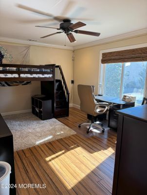 Home Office, Interior, Wood Texture Flooring