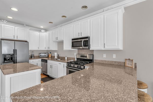 Interior, Kitchen, Recessed Lighting, Stainless Steel Appliances