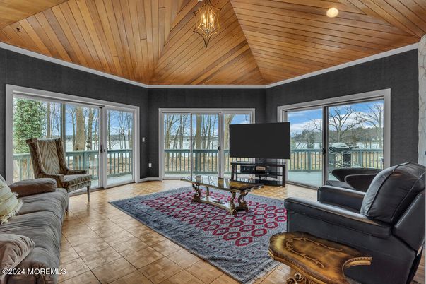Interior, Living room, Wooden Ceilings