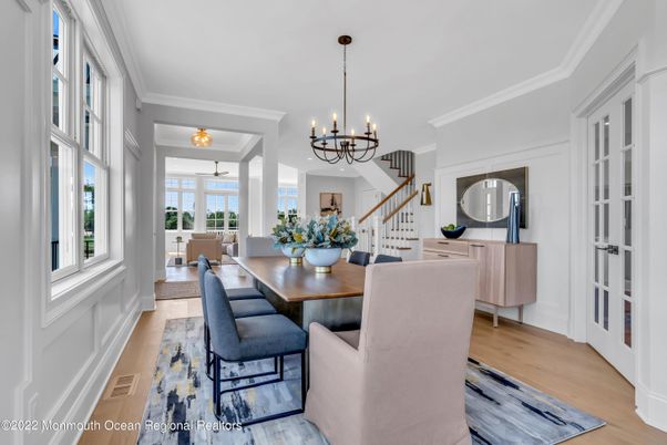 Chandelier, Dining room, Interior, Living room, Wood Texture Flooring