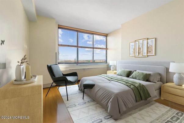 Bedroom, Interior, Water, Wood Texture Flooring