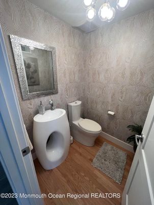 Bathroom, Interior, Wood Texture Flooring