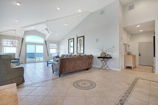 Interior, Living room, Recessed Lighting