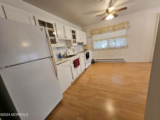 Interior, Kitchen, Wood Texture Flooring