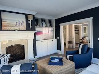 Fireplace, Interior, Living room, Recessed Lighting