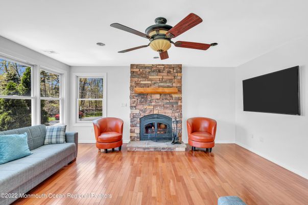Fireplace, Interior, Wood Texture Flooring